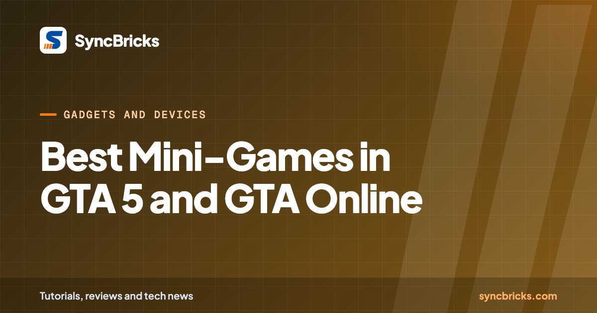 Best Mini-Games in GTA 5 and GTA Online: SyncBricks cover