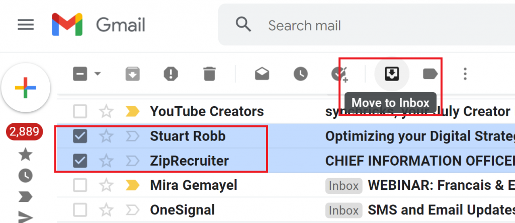 How to Undo Archived Emails in Gmail