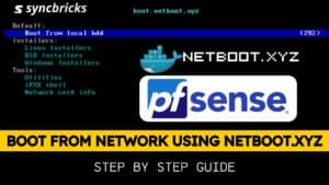 netboot xyz using docker and pfsense