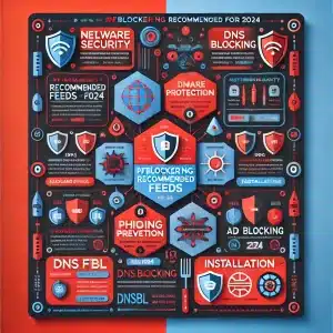 al illustration showing pfblockerng blocking many non reputed dns and ips