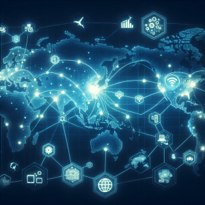 An analysis of China's growing role in the global IT sector, covering hardware, software, AI, 5G, supply chains, and cybersecurity implications for businesses.