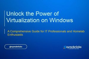 Learn how to enable virtualization on Windows with Microsoft Support. This step-by-step guide is perfect for IT professionals and homelab enthusiasts looking to optimize their setups.