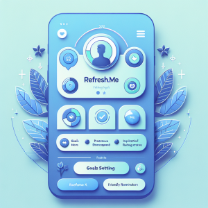 Refresh.me digital wellness and productivity tool interface