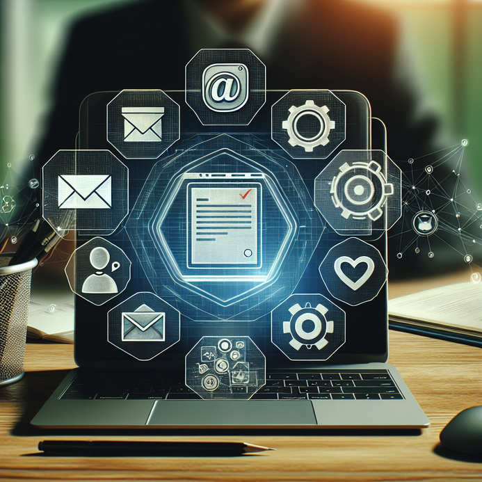 Zapier workflow automation tool integrating multiple apps.