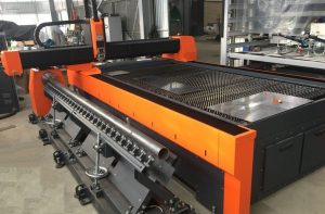 a large machine in a factory