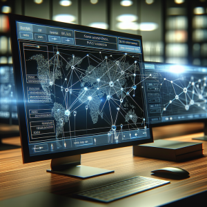 Bright Data web scraping and proxy platform dashboard showing data analytics and network connections