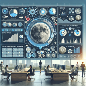 Apollo.io B2B sales intelligence platform dashboard showing contact management and AI analytics