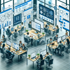 Airtable collaborative low-code platform interface showing team workflow automation and database management