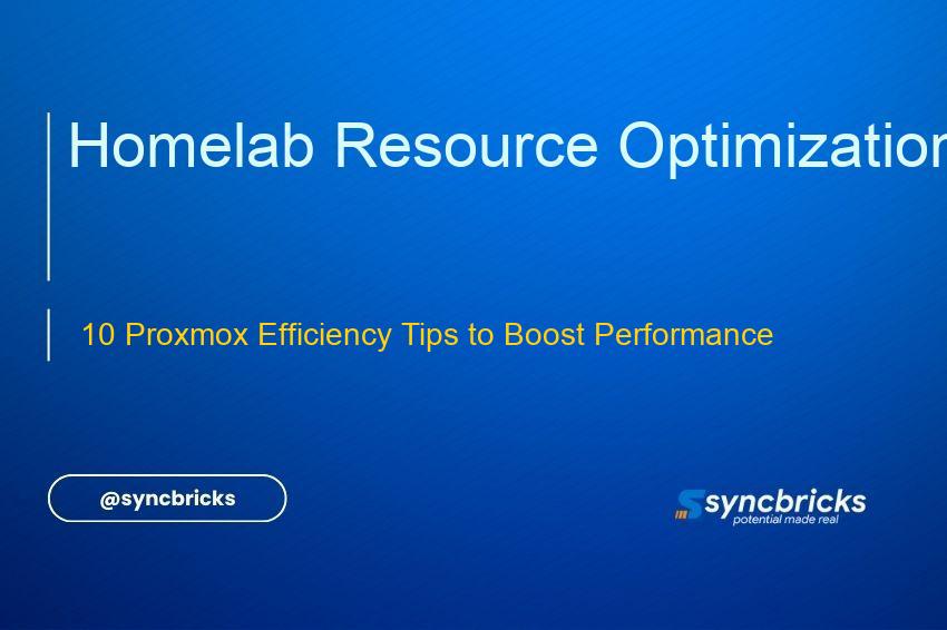 Discover 10 actionable resource efficiency strategies for Proxmox environments and open-source tools to boost performance, reduce costs, and create sustainable homelab infrastructure.